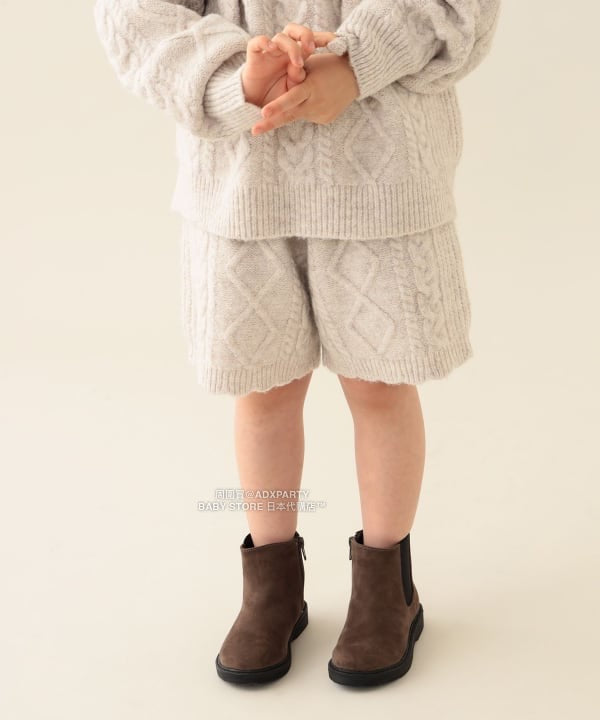 日本童裝 BEAMS mini 針織短褲 90-140cm 女童款 秋冬季 PANTS