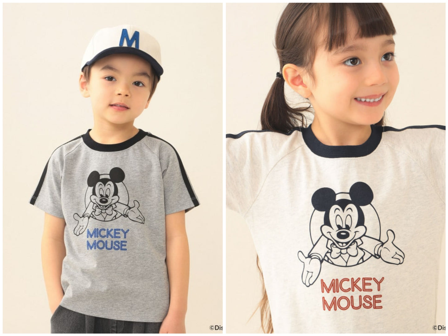日本童裝 BEAMS mini x Disney MICKEY MOUSE上衣 90-140cm 女童款 夏季 TOPS