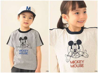 日本童裝 BEAMS mini x Disney MICKEY MOUSE上衣 90-140cm 女童款 夏季 TOPS
