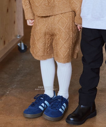 日本童裝 BEAMS mini 針織短褲 90-140cm 女童款 秋冬季 PANTS
