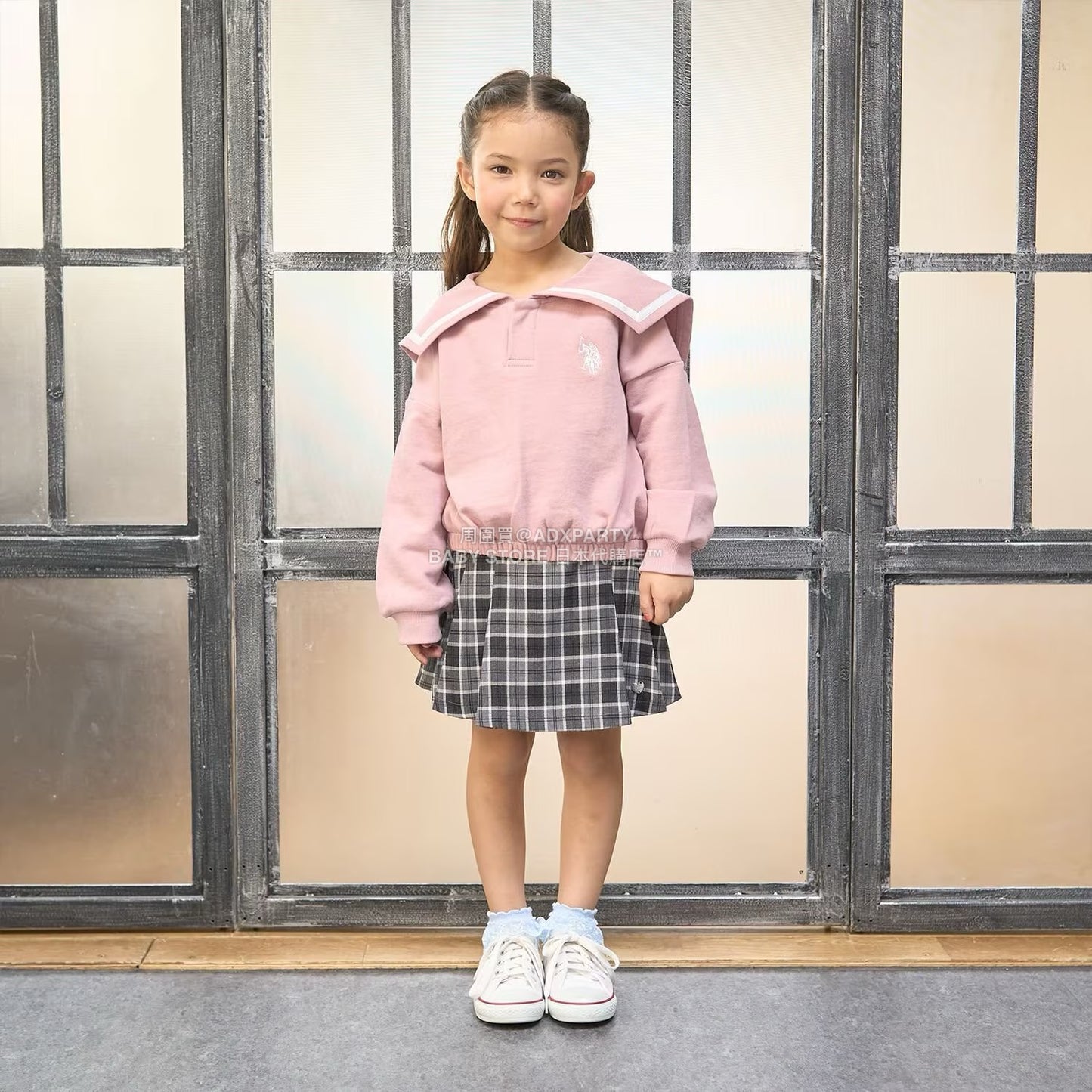 日本童裝 Ly# mine 百褶裙褲 100-150cm 女童款 冬季 PANTS