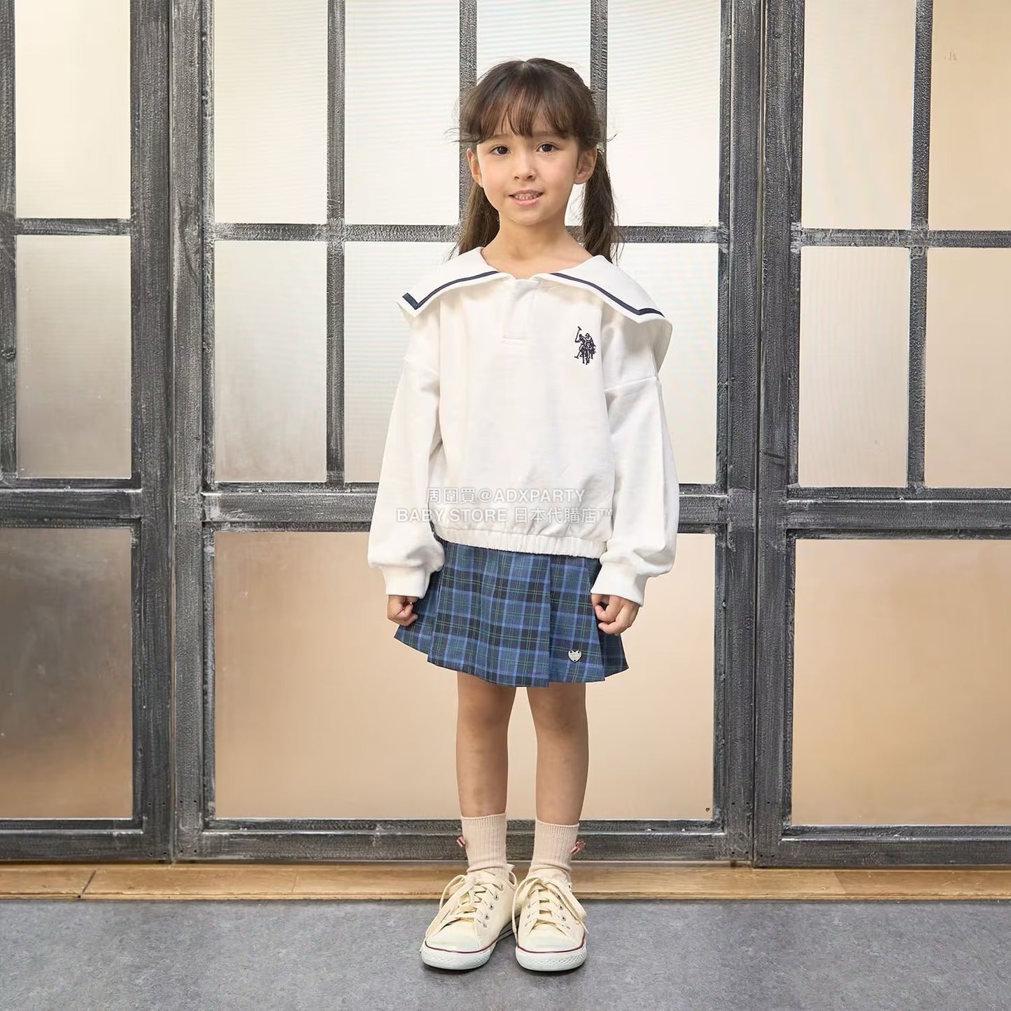 日本童裝 Ly# mine 百褶裙褲 100-150cm 女童款 冬季 PANTS