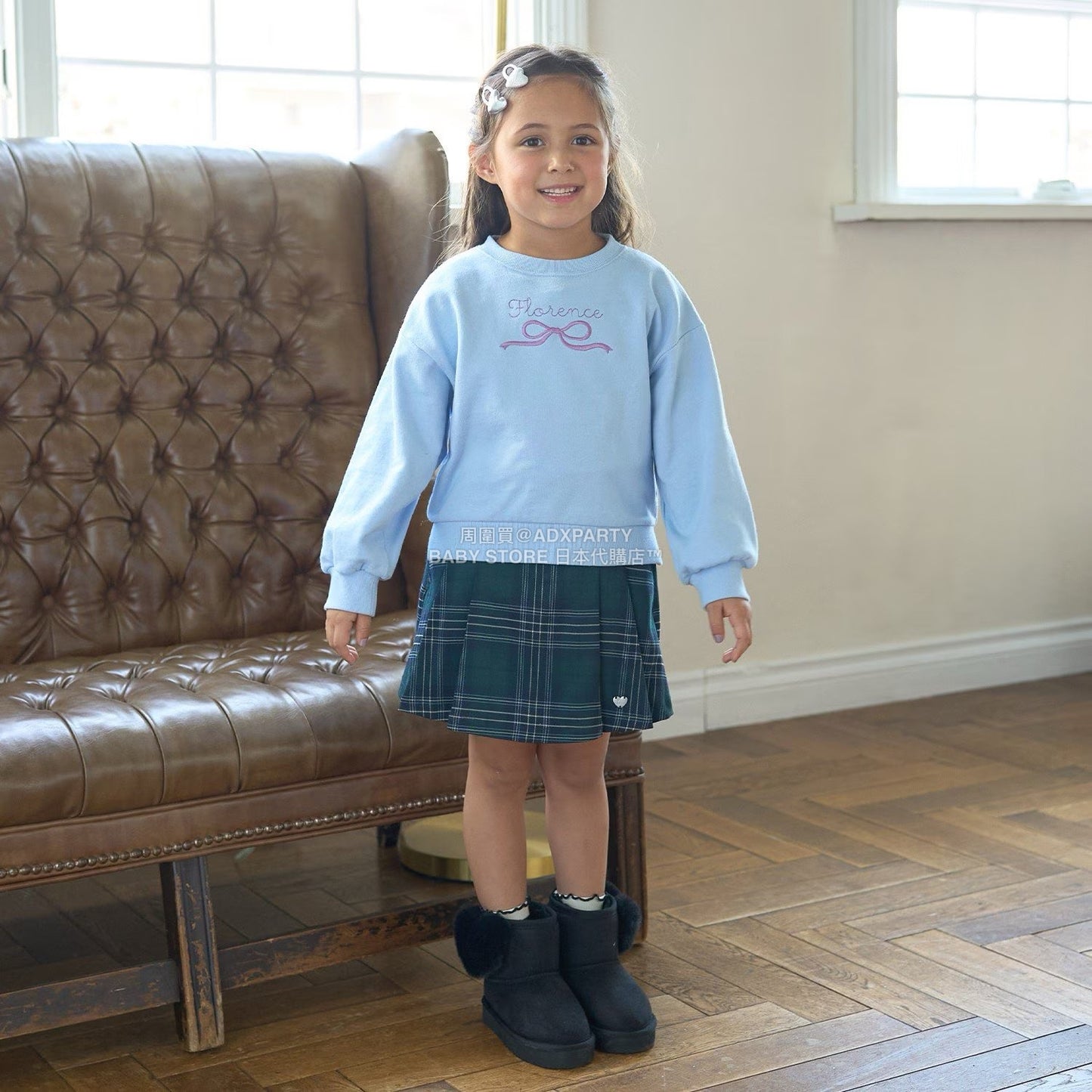 日本童裝 Ly# mine 百褶裙褲 100-150cm 女童款 冬季 PANTS