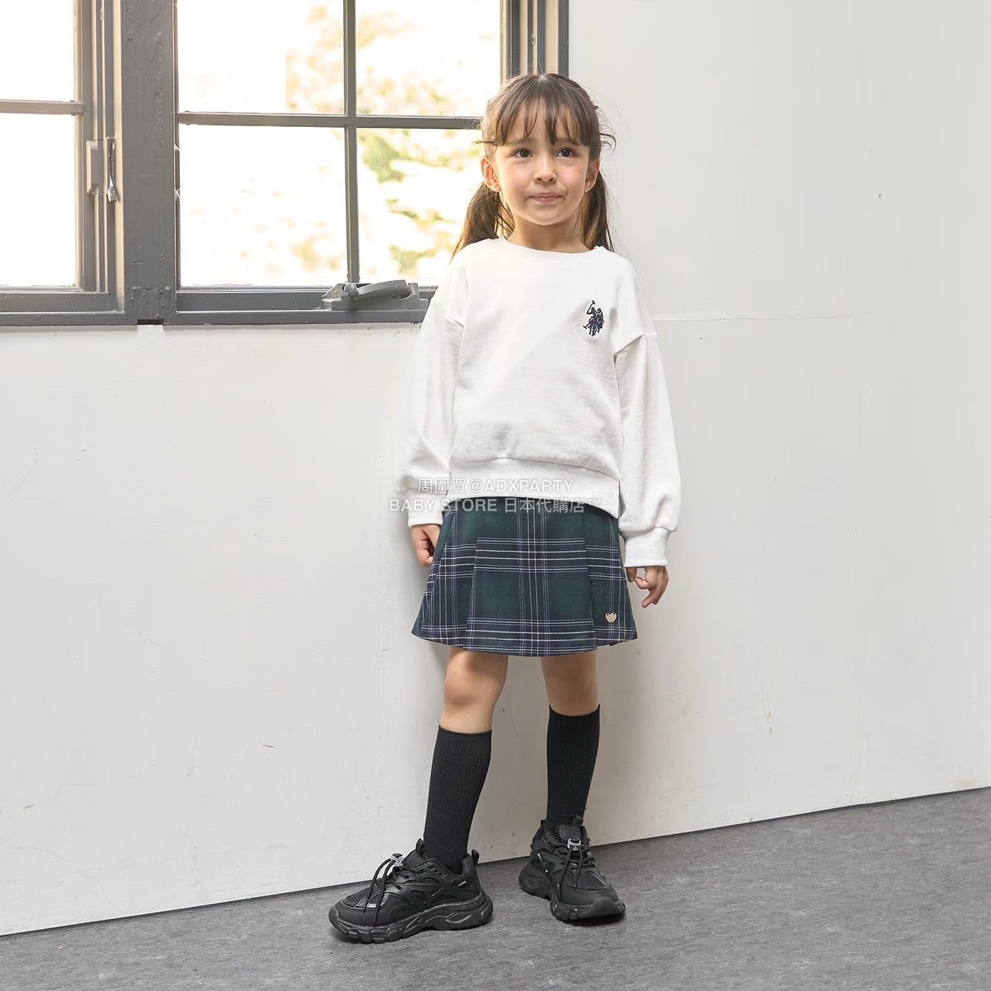 日本童裝 Ly# mine 百褶裙褲 100-150cm 女童款 冬季 PANTS