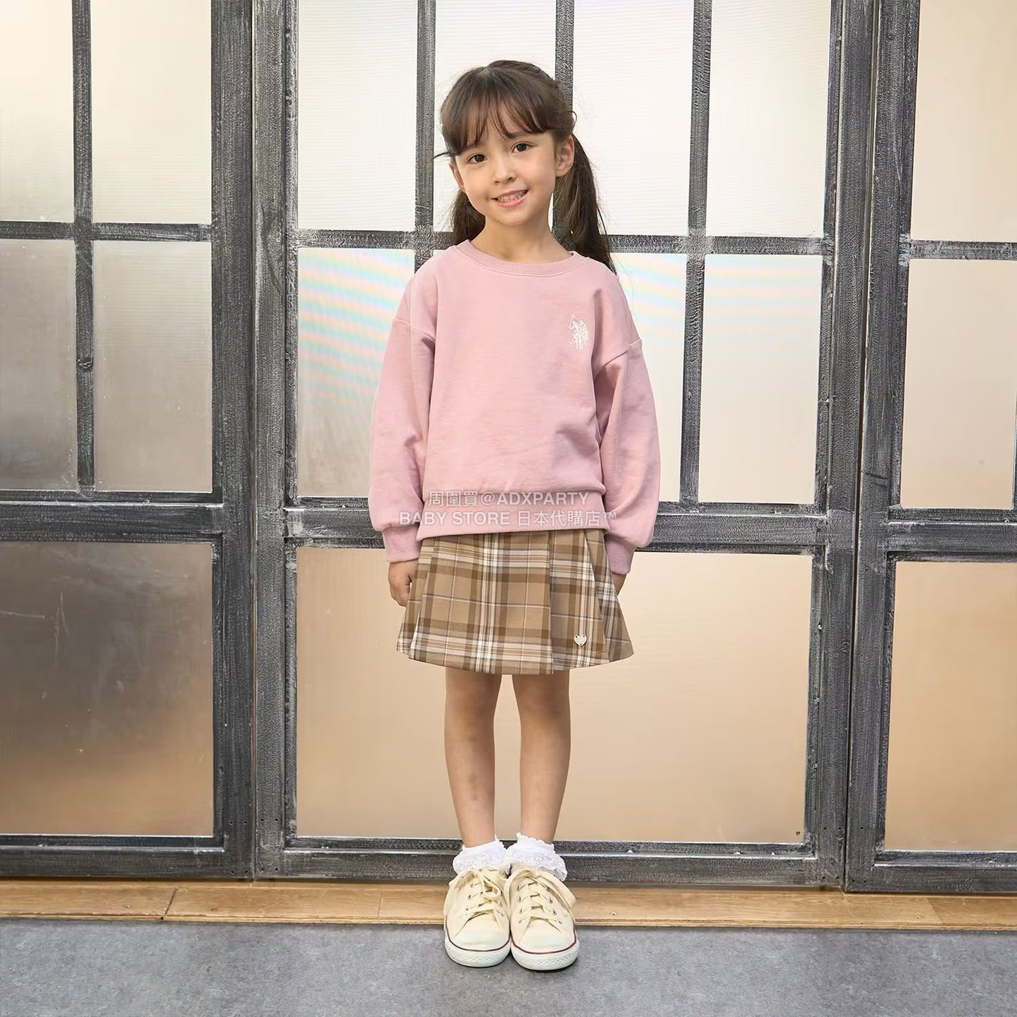 日本童裝 Ly# mine 百褶裙褲 100-150cm 女童款 冬季 PANTS