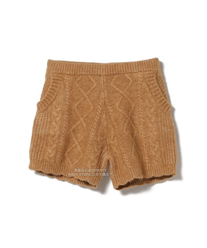 日本童裝 BEAMS mini 針織短褲 90-140cm 女童款 秋冬季 PANTS