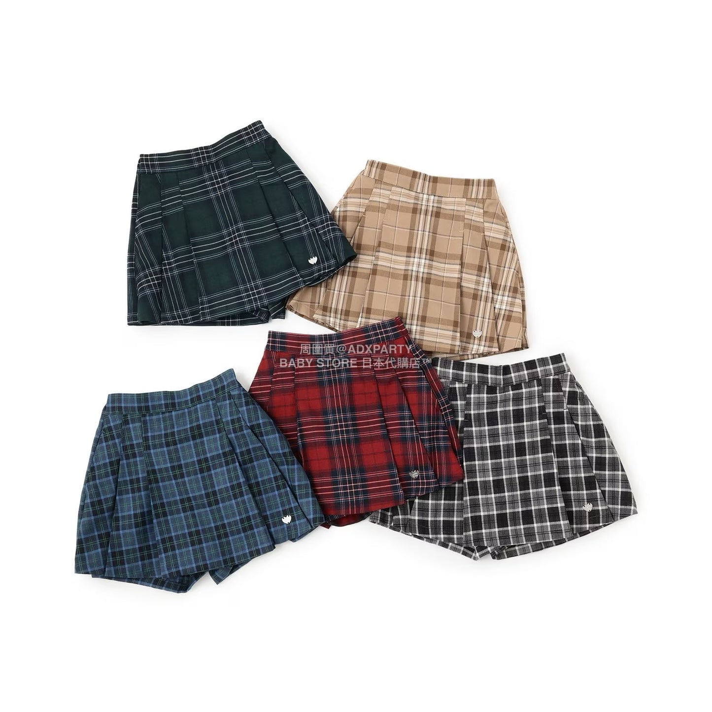日本童裝 Ly# mine 百褶裙褲 100-150cm 女童款 冬季 PANTS