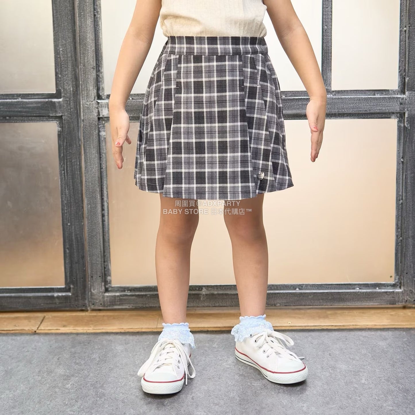 日本童裝 Ly# mine 百褶裙褲 100-150cm 女童款 冬季 PANTS