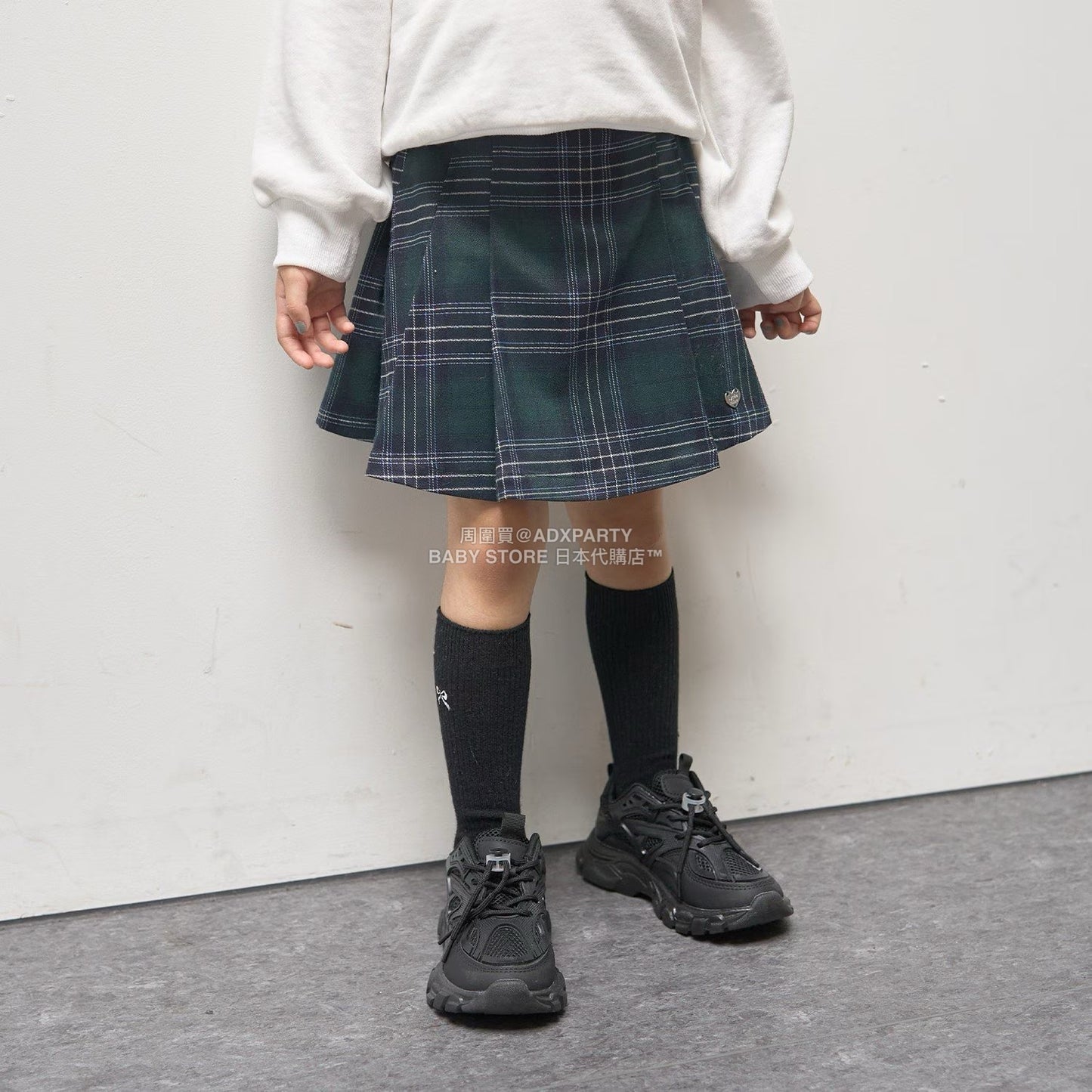 日本童裝 Ly# mine 百褶裙褲 100-150cm 女童款 冬季 PANTS