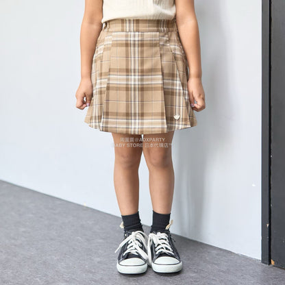 日本童裝 Ly# mine 百褶裙褲 100-150cm 女童款 冬季 PANTS