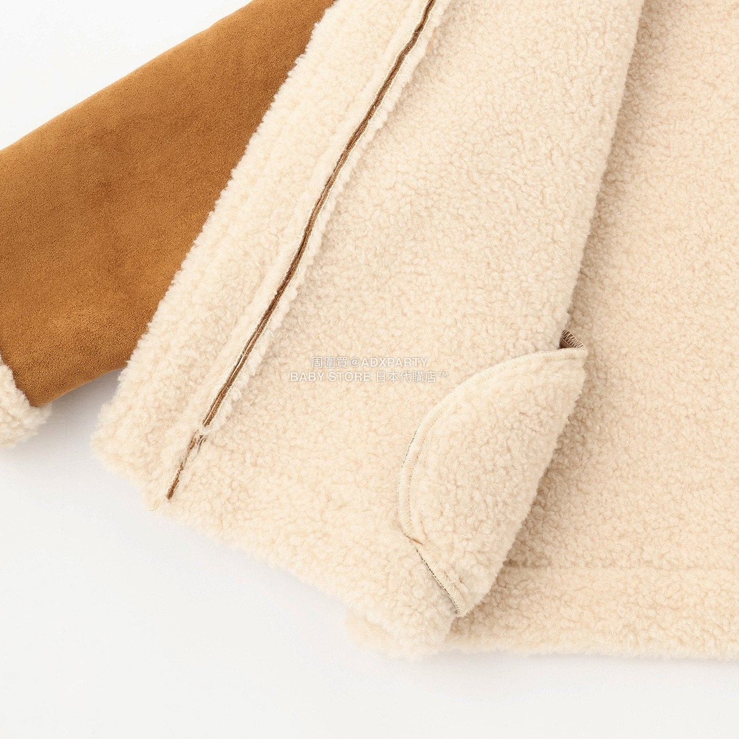 日本童裝 Ly# mine 仿羊毛大褸 100-150cm 女童款 冬季 (適合香港平均溫度、寒冷天氣雪）OUTERWEAR 