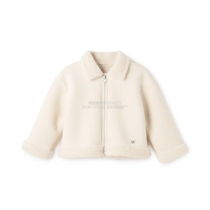 日本童裝 Ly# mine 仿羊毛大褸 100-150cm 女童款 冬季 (適合香港平均溫度、寒冷天氣雪）OUTERWEAR 