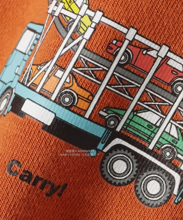 日本童裝 BEAMS mini 車車印花衛衣 90-130cm 男童款/女童款 秋冬季 TOPS