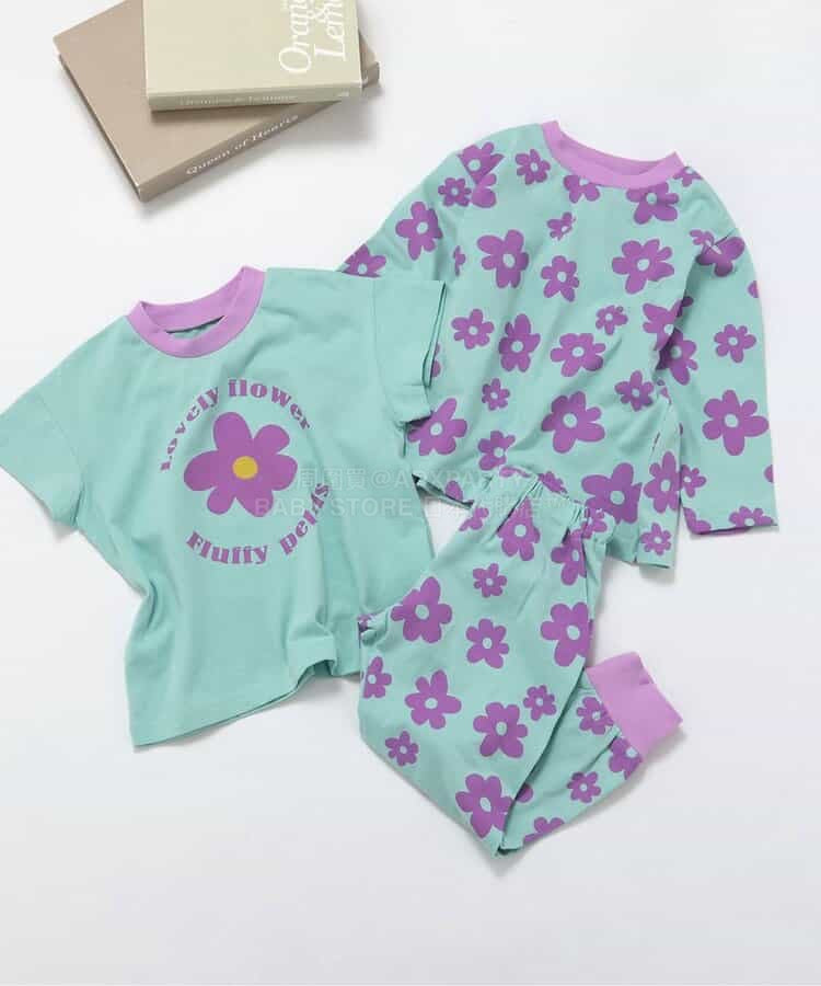 日本童裝 BREEZE 三件裝睡衣 80-140cm 男童款/女童款 春季 睡衣系列