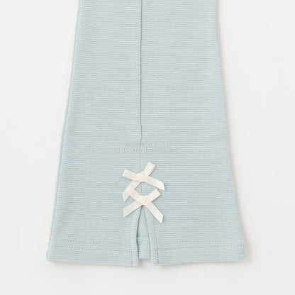 日本童裝 Ly# mine 薄抓毛蝴蝶結開衩喇叭褲 100-140cm 女童款 冬季 PANTS