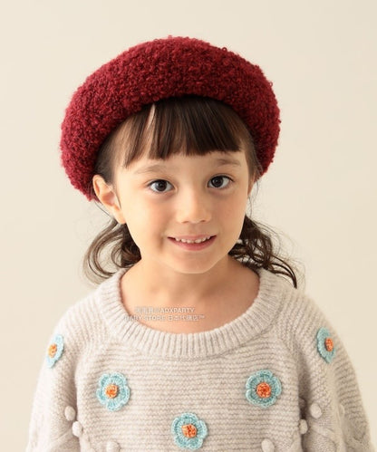 日本直送 BEAMS mini 毛毛貝雷帽 55cm 帽系列