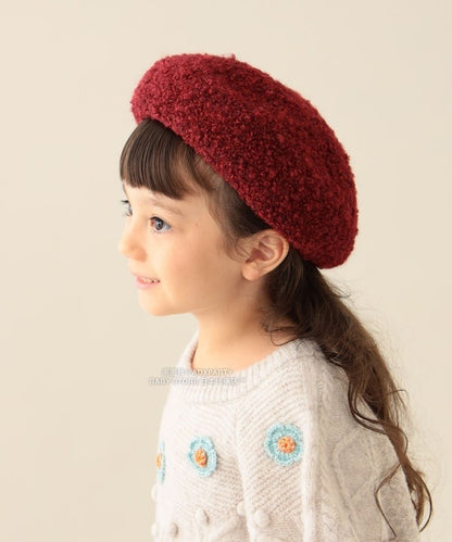 日本直送 BEAMS mini 毛毛貝雷帽 55cm 帽系列