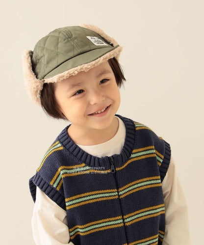 日本直送 BEAMS mini 毛毛護耳帽 51-60cm 帽系列