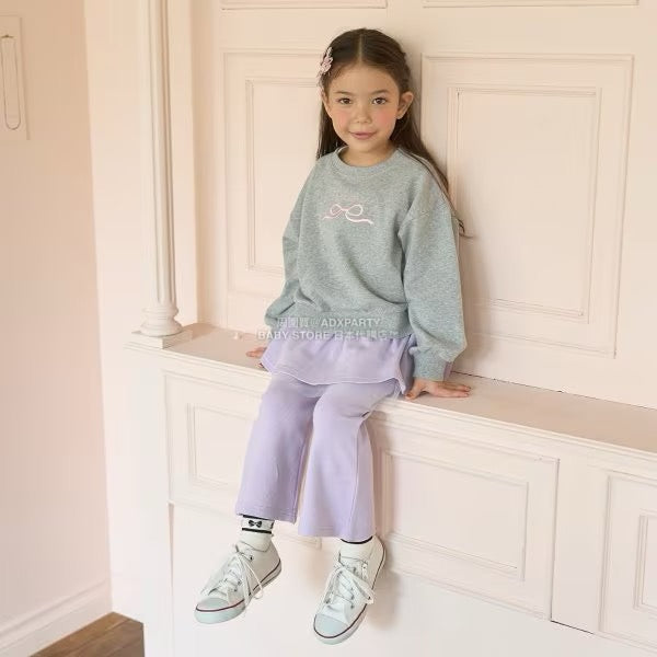 日本童裝 Ly# mine 拼紗喇叭裙連褲 100-140cm 女童款 冬季 SKIRTS PANTS