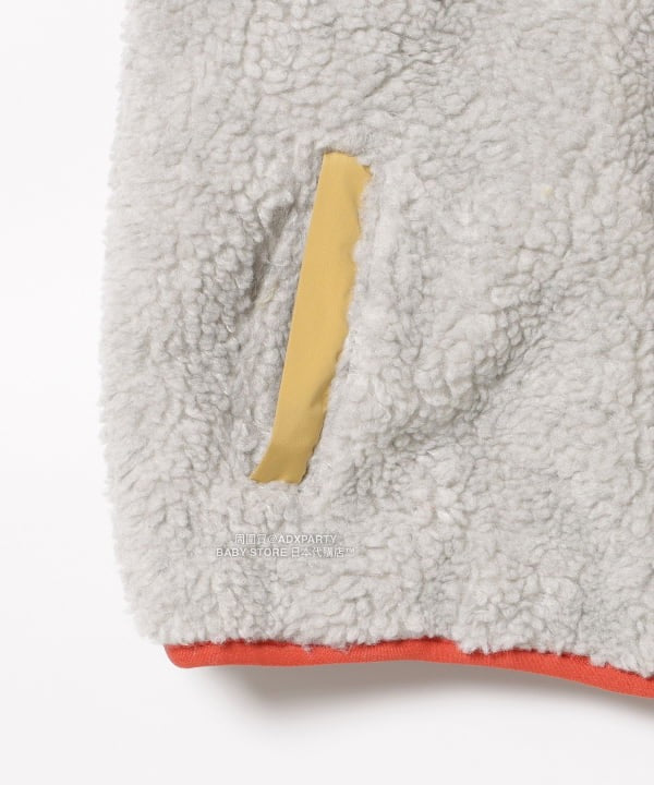 日本童裝 BEAMS mini 2Way 雙面兩著 山系抓毛背心外套 90-140cm 男童款/女童款 秋冬季 (適合初秋、香港平均溫度、寒冷天氣）OUTERWEAR 