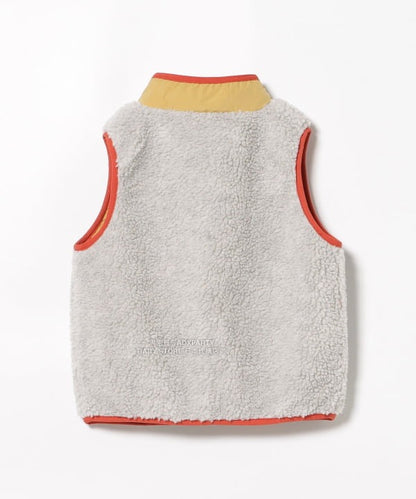 日本童裝 BEAMS mini 2Way 雙面兩著 山系抓毛背心外套 90-140cm 男童款/女童款 秋冬季 (適合初秋、香港平均溫度、寒冷天氣）OUTERWEAR 