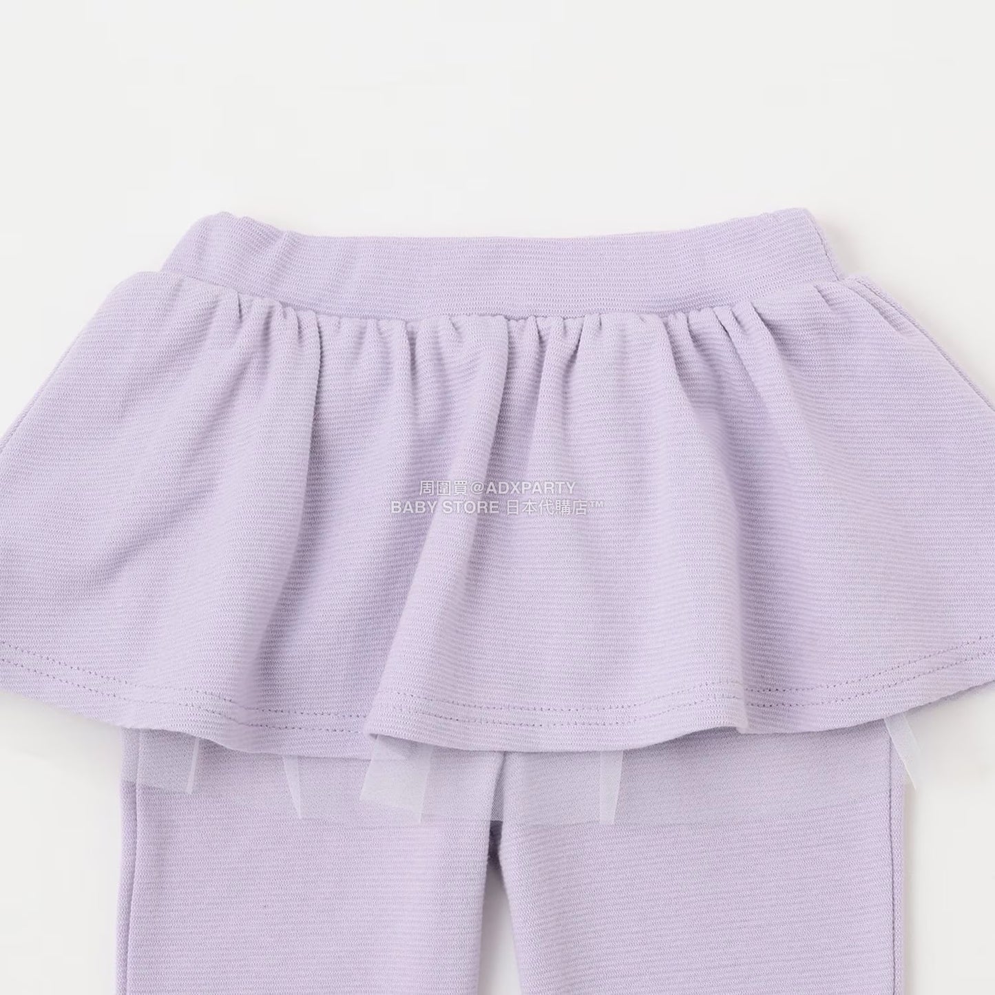 日本童裝 Ly# mine 拼紗喇叭裙連褲 100-140cm 女童款 冬季 SKIRTS PANTS