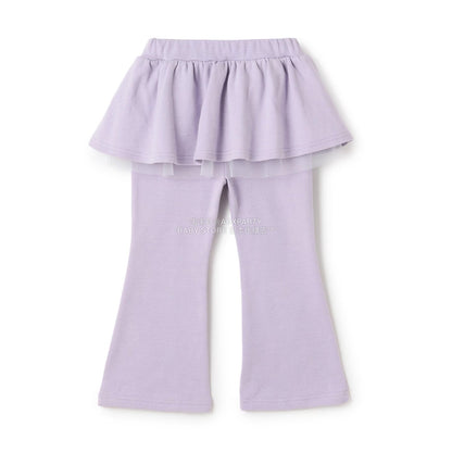 日本童裝 Ly# mine 拼紗喇叭裙連褲 100-140cm 女童款 冬季 SKIRTS PANTS