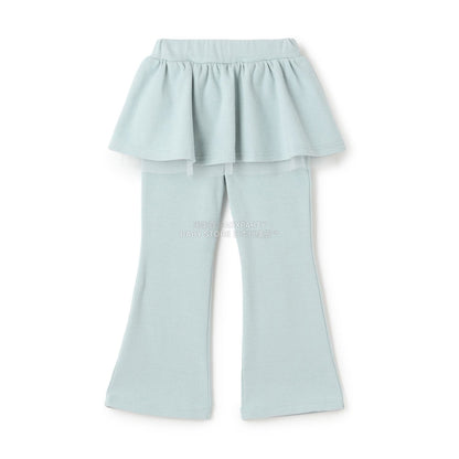日本童裝 Ly# mine 拼紗喇叭裙連褲 100-140cm 女童款 冬季 SKIRTS PANTS