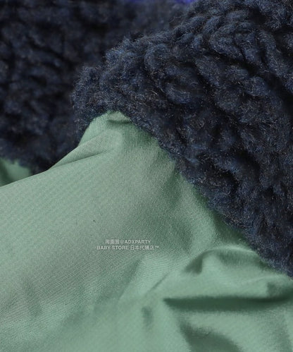 日本童裝 BEAMS mini 2Way 雙面兩著 山系抓毛背心外套 90-140cm 男童款/女童款 秋冬季 (適合初秋、香港平均溫度、寒冷天氣）OUTERWEAR 