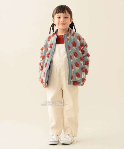 日本童裝 BEAMS mini 提花絨毛外套 90-140cm 男童款/女童款 秋冬季 (適合香港平均溫度、寒冷天氣、溫度低天氣）OUTERWEAR  【日本預售：2025年11月下旬】