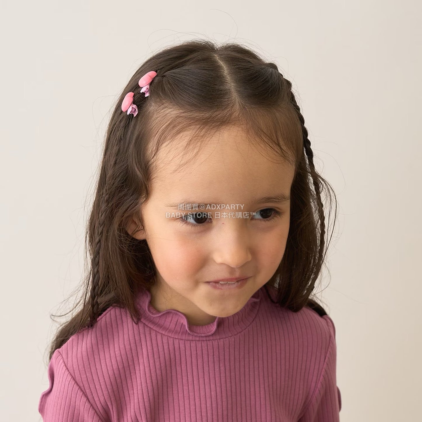 日本直送 Lycee mine 迷你心型髮夾兩件套 手飾/髮飾系列