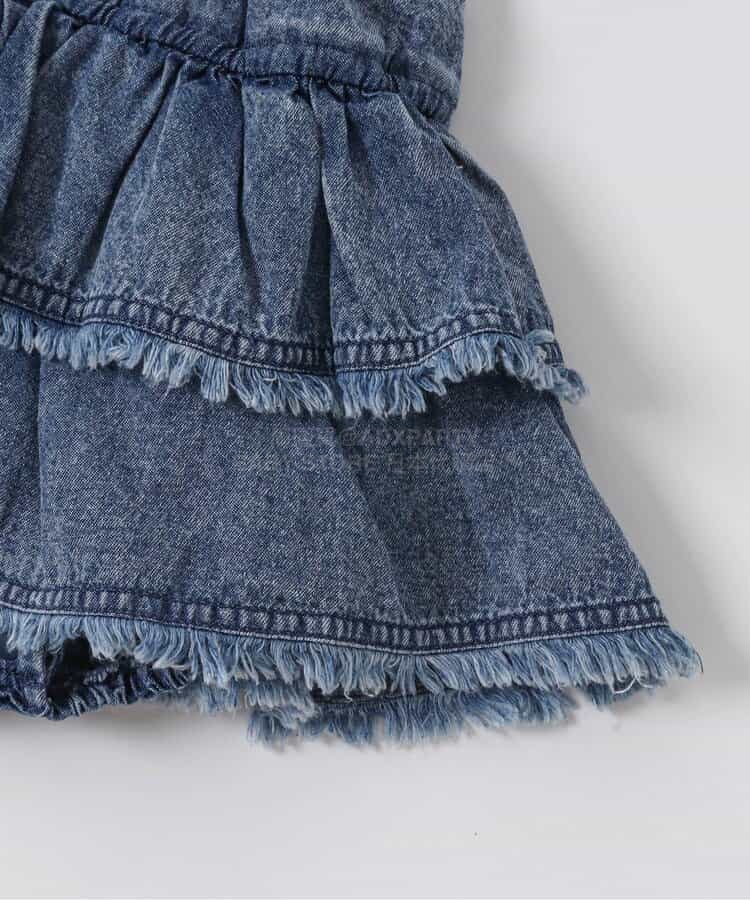 日本童裝 BREEZE 上衣及吊帶牛仔連衣 70-80cm 女童款 初生嬰兒 夏季 Tops Jumpsuit