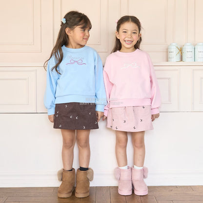 日本童裝 Ly# mine 刺繡圖案裙褲 100-150cm 女童款 秋季 PANTS