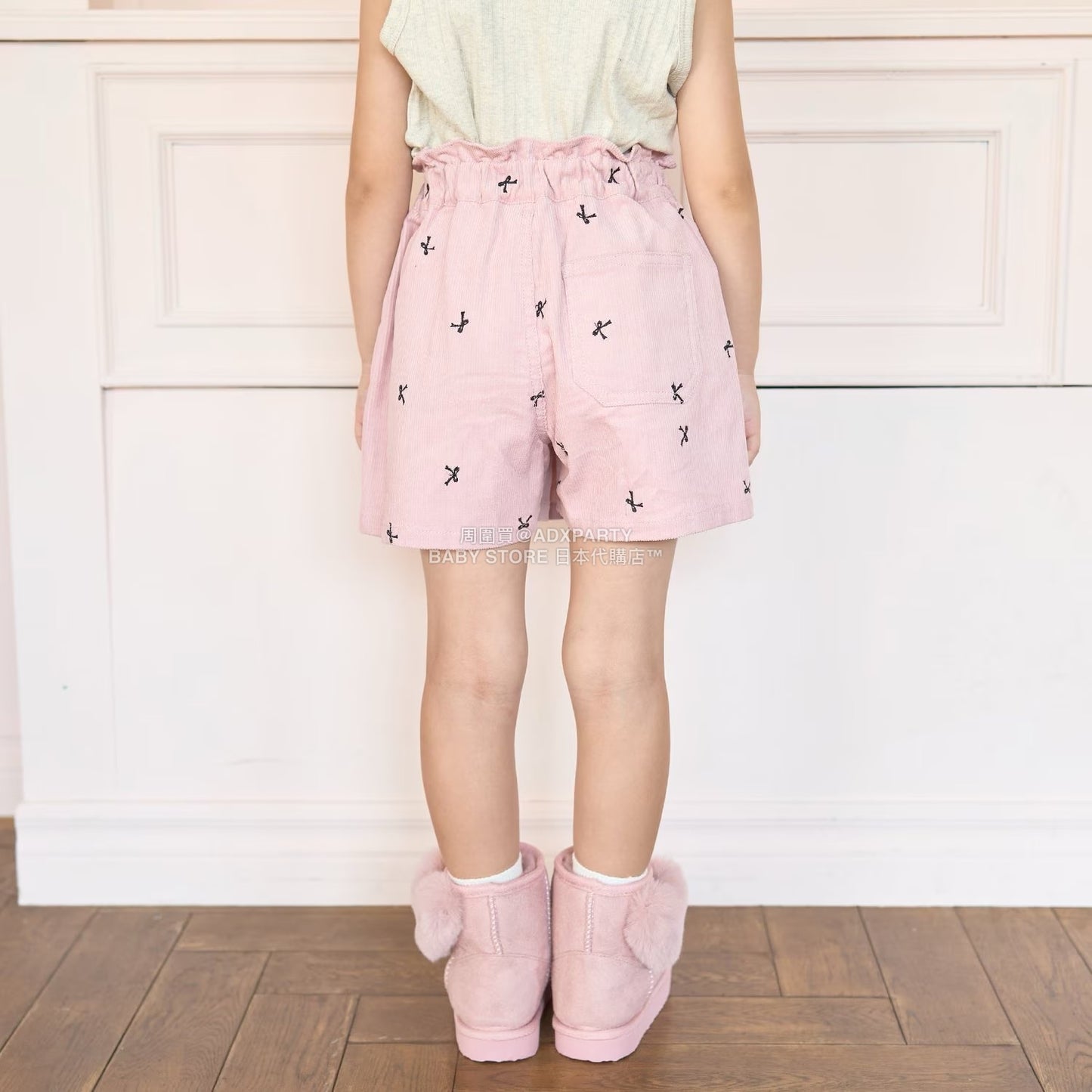 日本童裝 Ly# mine 刺繡圖案裙褲 100-150cm 女童款 秋季 PANTS