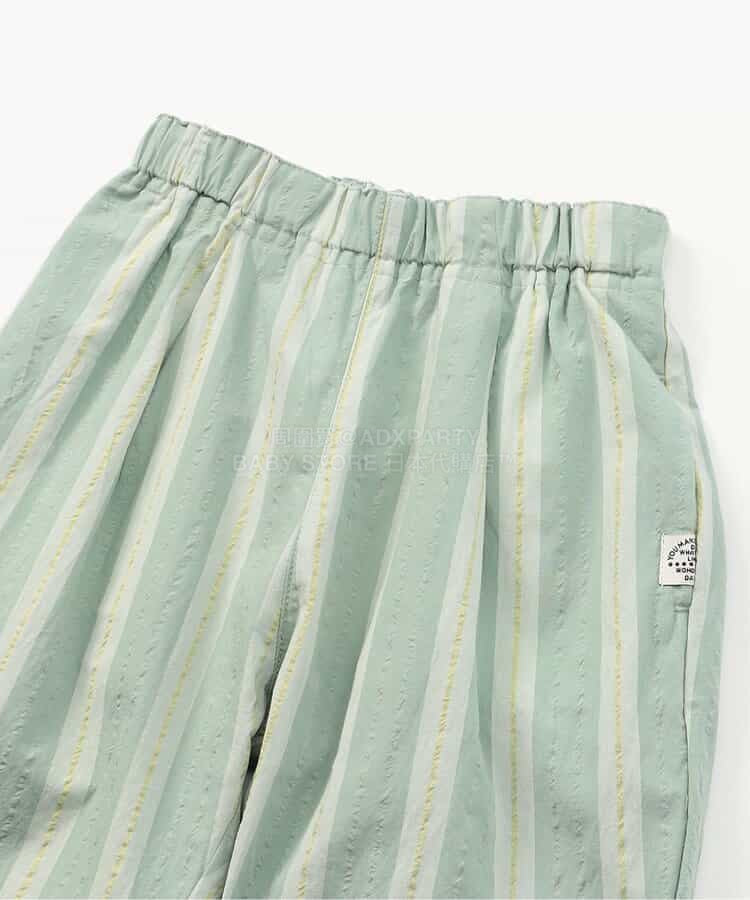 日本童裝 BREEZE 條紋長褲 80-140cm 男童款 夏季 PANTS