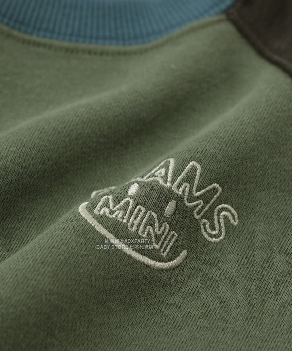 日本童裝 BEAMS mini 插肩微笑logo衛衣 90-140cm 男童款/女童款 秋冬季 TOPS