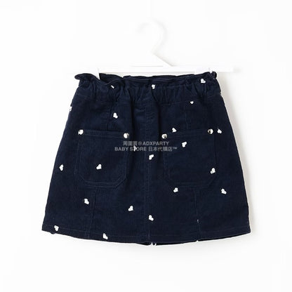 日本童裝 Ly# mine 刺繡圖案裙褲 100-150cm 女童款 秋季 PANTS