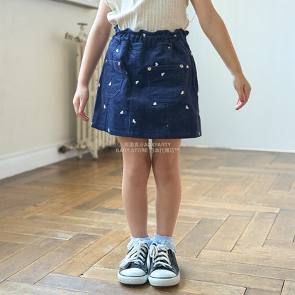 日本童裝 Ly# mine 刺繡圖案裙褲 100-150cm 女童款 秋季 PANTS