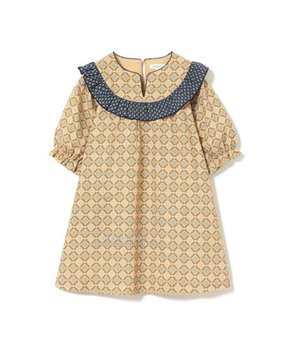 日本童裝 BEAMS mini 荷葉邊連身裙 90-140cm 女童款 秋冬季 DRESSES