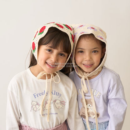 日本直送 Lycee mine 鉤針編織頭巾 手飾/髮飾系列 帽系列