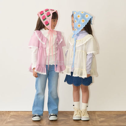 日本直送 Lycee mine 鉤針編織頭巾 手飾/髮飾系列 帽系列