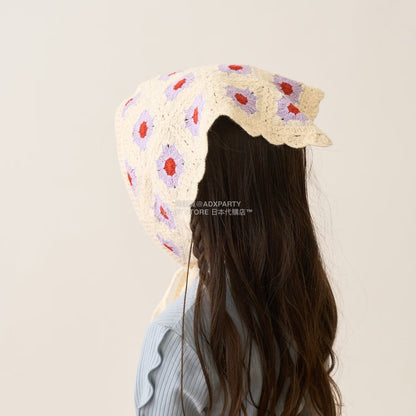 日本直送 Lycee mine 鉤針編織頭巾 手飾/髮飾系列 帽系列