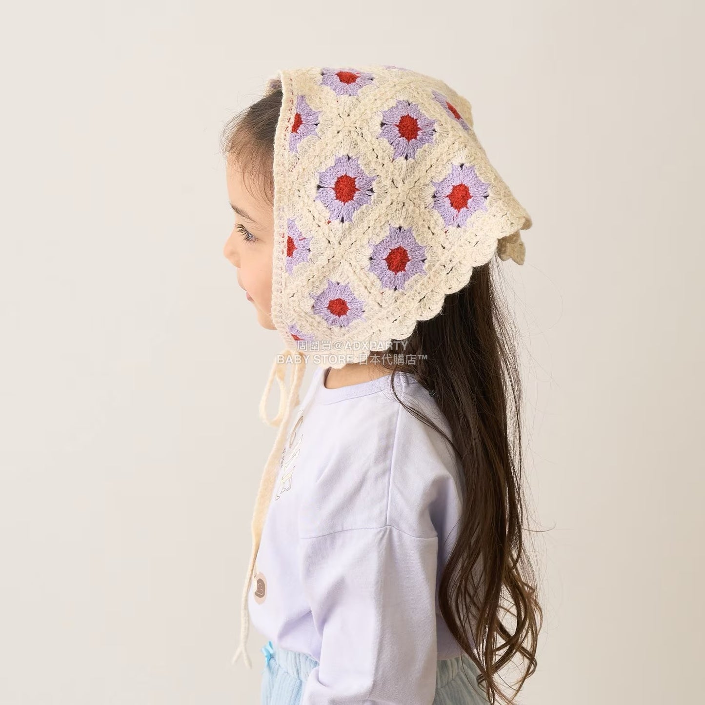 日本直送 Lycee mine 鉤針編織頭巾 手飾/髮飾系列 帽系列