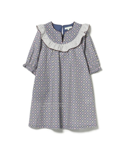 日本童裝 BEAMS mini 荷葉邊連身裙 90-140cm 女童款 秋冬季 DRESSES