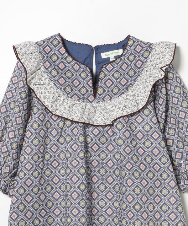 日本童裝 BEAMS mini 荷葉邊連身裙 90-140cm 女童款 秋冬季 DRESSES
