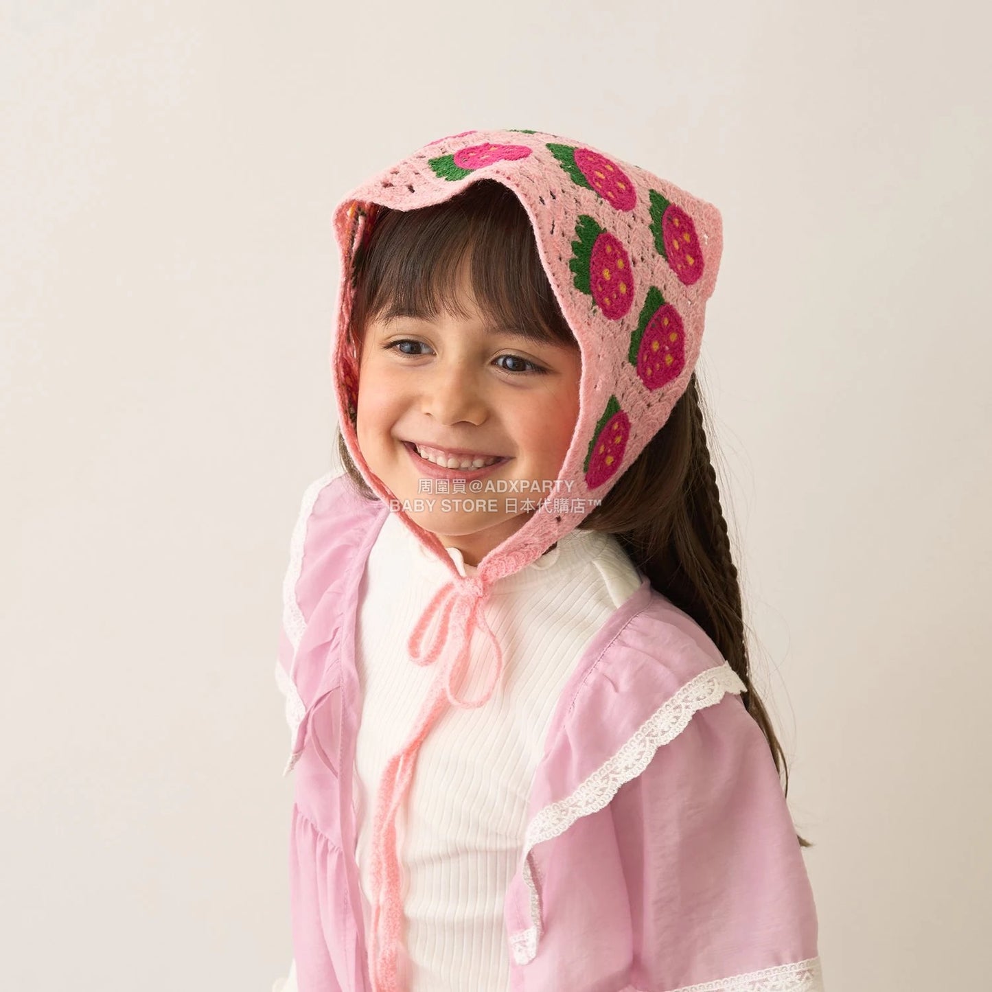 日本直送 Lycee mine 鉤針編織頭巾 手飾/髮飾系列 帽系列