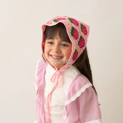 日本直送 Lycee mine 鉤針編織頭巾 手飾/髮飾系列 帽系列