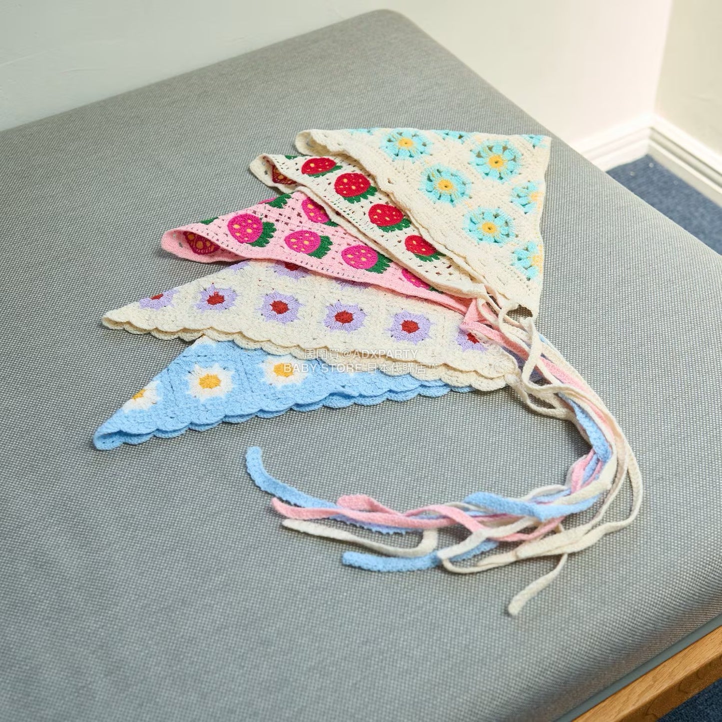 日本直送 Lycee mine 鉤針編織頭巾 手飾/髮飾系列 帽系列