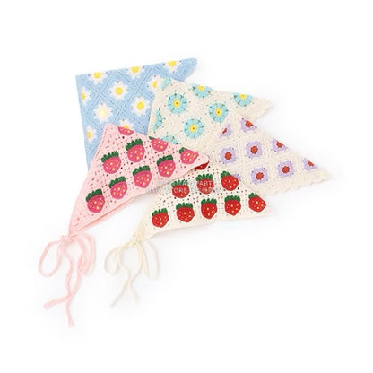 日本直送 Lycee mine 鉤針編織頭巾 手飾/髮飾系列 帽系列