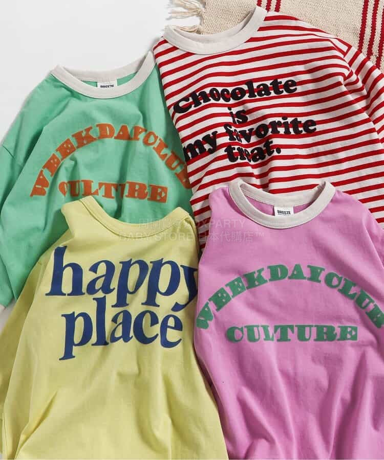 日本童裝 BREEZE 印花上衣 80-150cm 男童款/女童款 夏季 TOPS